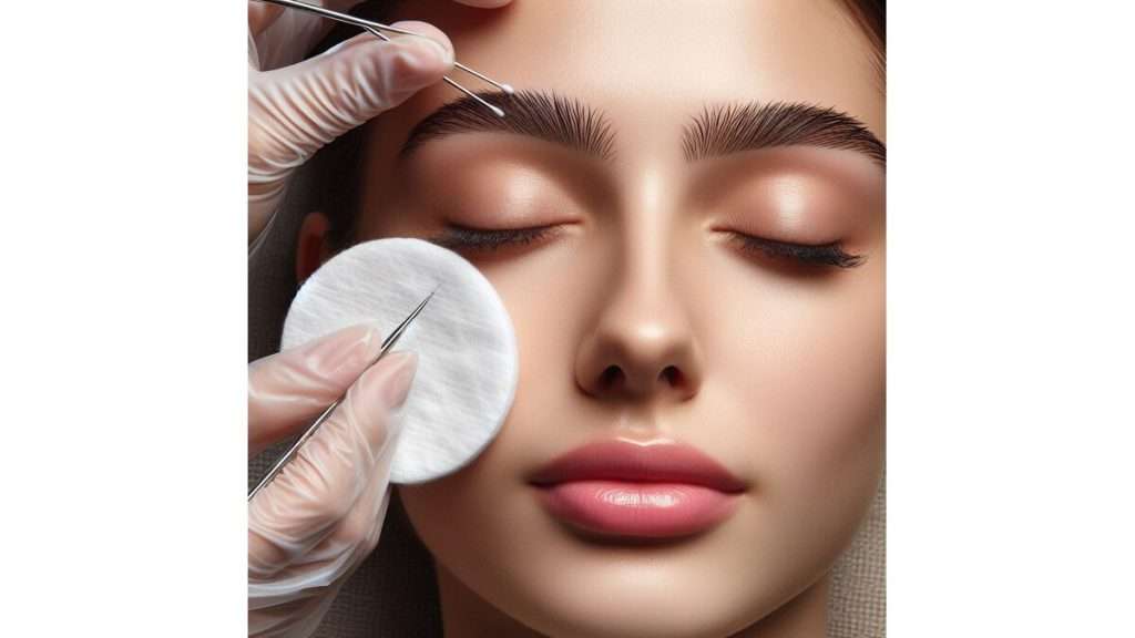 خوابیدن بعد از لیفت با نخ چسب زدن بعد از لیفت با نخ