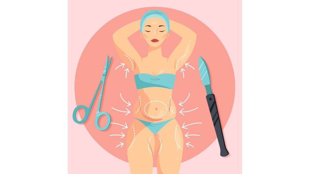 میزان چربی و پوست اضافی هزینه پیکر تراشی