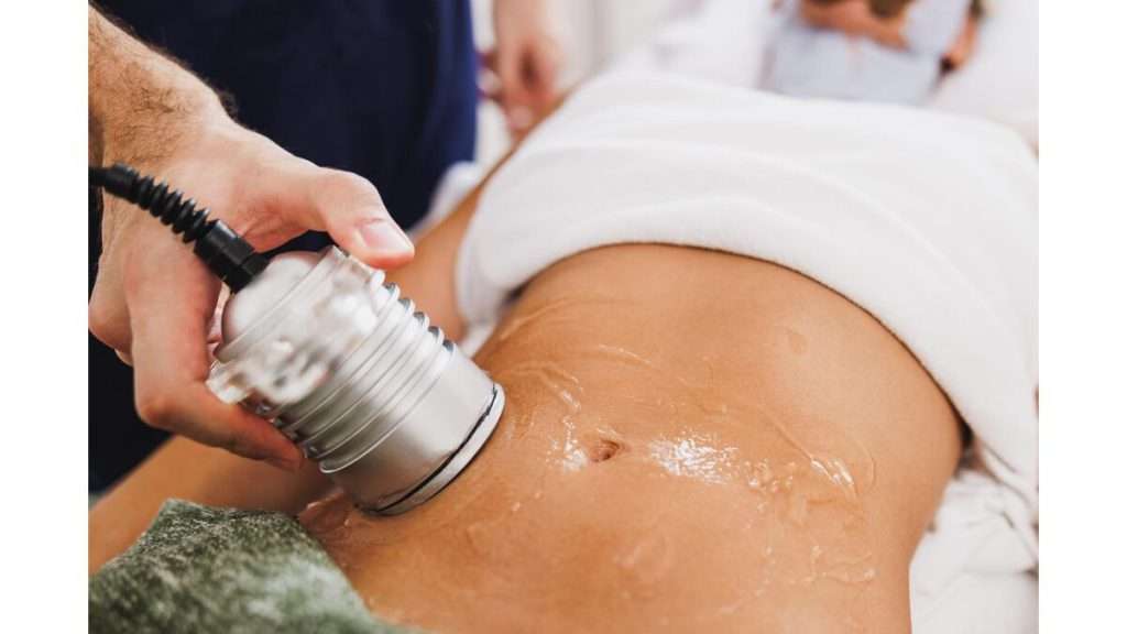 لیزر با ساکشن شکم لیپولیز