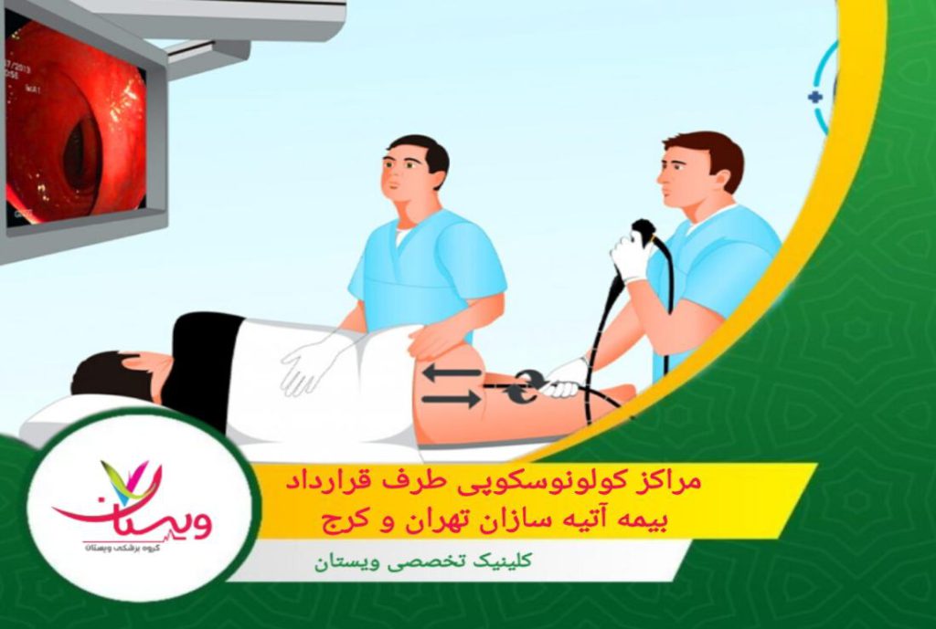 مراکزکولونوسکوپی طرف قرارداد بیمه آتیه سازان حافظ تهران وکرج