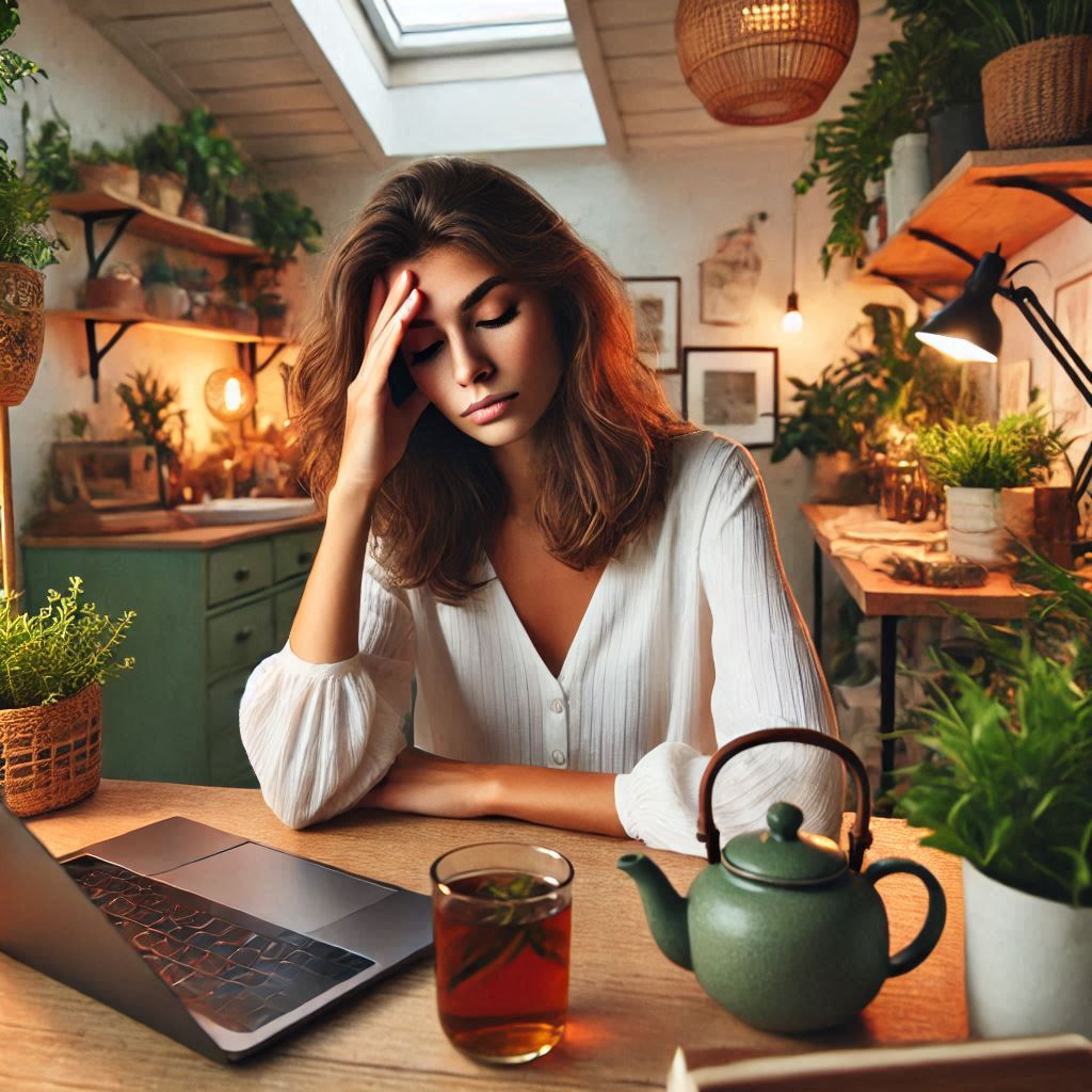 خانمی که علائم لرزش سر دارد خانمی که علائم لرزش سر دارد