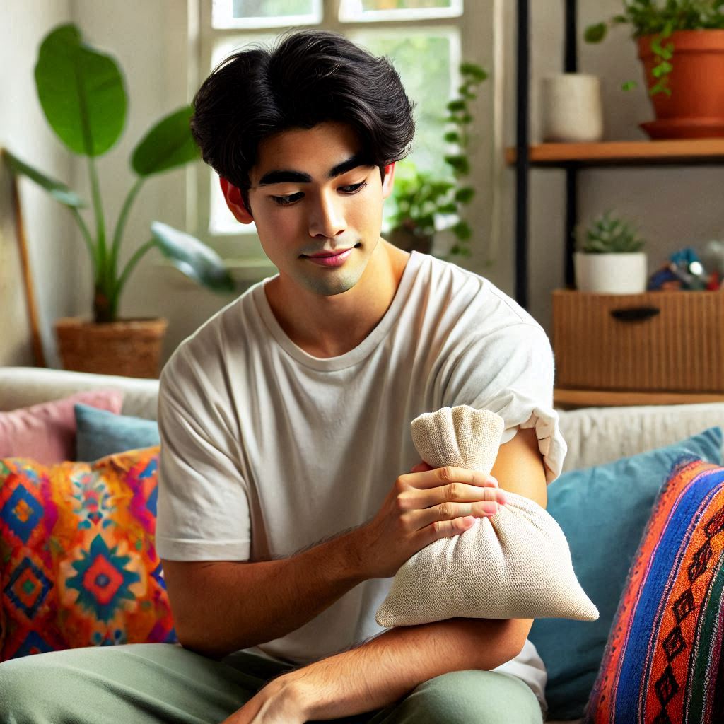 بیماری که دوره نقاهت تاندویت را می گذراند بیماری که دوره نقاهت تاندویت را می گذراند