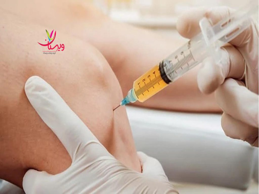 کلینیک ویستان هزینه تزریق امپول به زانو