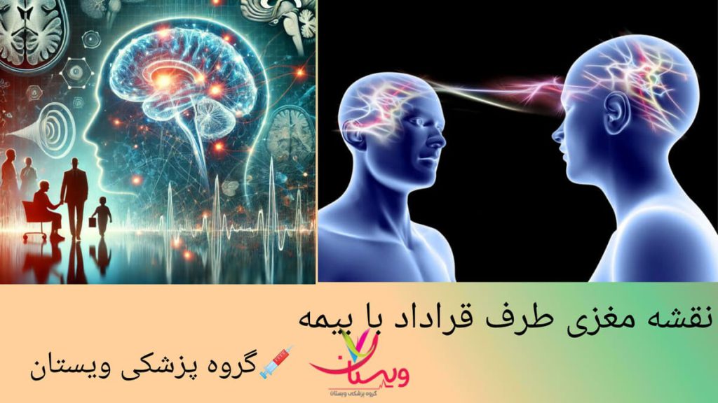 نمادی از مغز انسان و نقشه مغزی