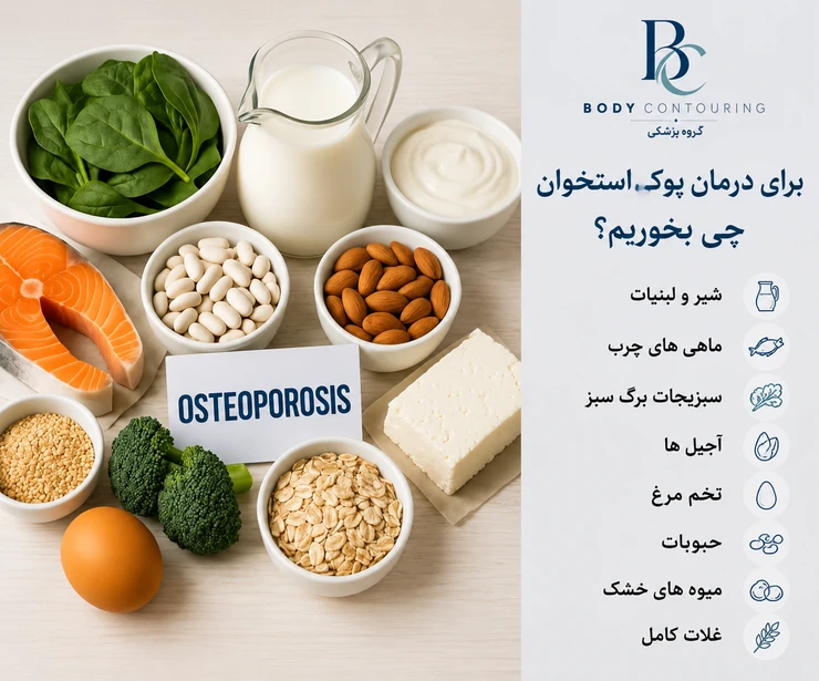 برای درمان پوکی استخوان چی بخوریم؟