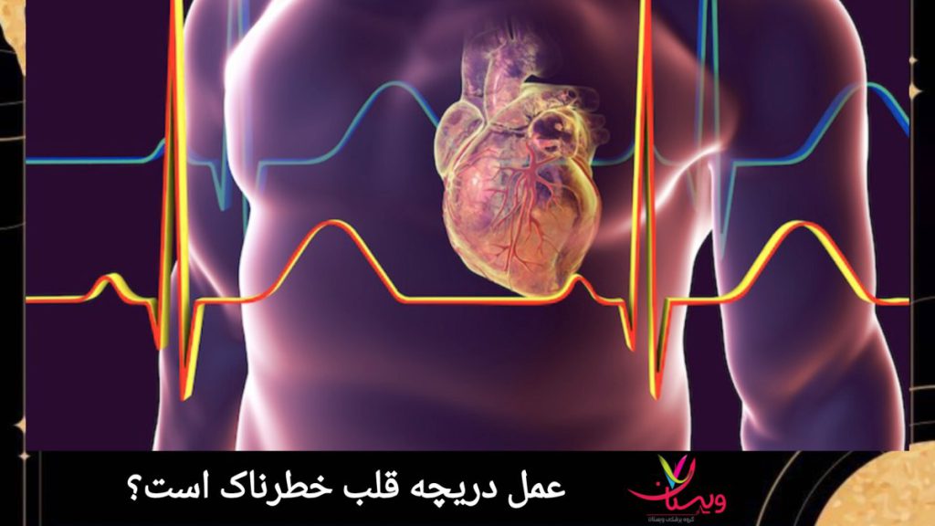 مشکلات قلبی در بیمار نمایی از بیمار که مشکل قلبی دارد