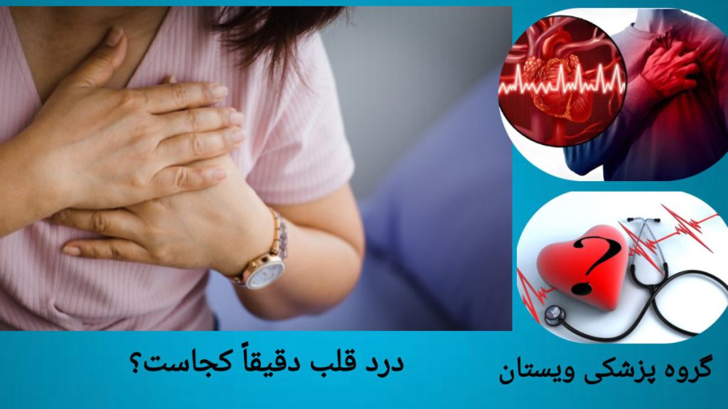 تصویر کلی از درد قلب دقیقا کجاست